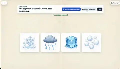 Четвёртый лишний: сложные признаки
